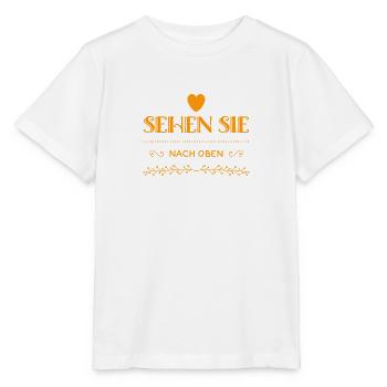 nach oben kucken - Stanley/Stella Kinder T-Shirt MINI CREATOR  - Weiß - Vorne - Maike (125cm)