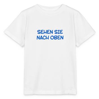 richte den Blick nach oben - Stanley/Stella Kinder T-Shirt MINI CREATOR  - Weiß - Vorne - Maike (125cm)