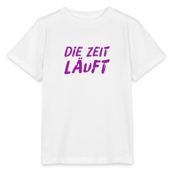 ich schau auf die Uhr - Stanley/Stella Kinder T-Shirt MINI CREATOR  - Weiß - Vorne - Maike (125cm)