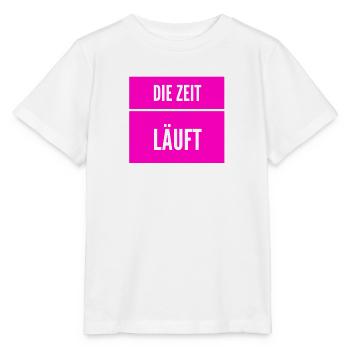 die Uhr tickt - Stanley/Stella Kinder T-Shirt MINI CREATOR  - Weiß - Vorne - Maike (125cm)