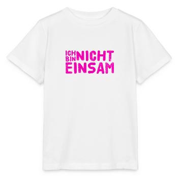 nie wieder einsam - Stanley/Stella Kinder T-Shirt MINI CREATOR  - Weiß - Vorne - Maike (125cm)