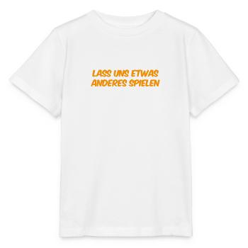 wir spielen etwas anderes - Stanley/Stella Kinder T-Shirt MINI CREATOR  - Weiß - Vorne - Maike (125cm)