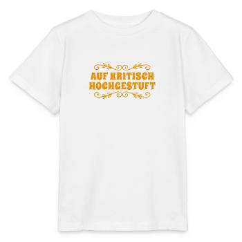 es ist kritisch - Stanley/Stella Kinder T-Shirt MINI CREATOR  - Weiß - Vorne - Maike (125cm)