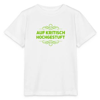 auf kritisch hochgestuft - Stanley/Stella Kinder T-Shirt MINI CREATOR  - Weiß - Vorne - Maike (125cm)