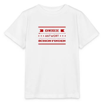 auf der Suche - Stanley/Stella Kinder T-Shirt MINI CREATOR  - Weiß - Vorne - Maike (125cm)