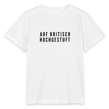 so sieht kritisch aus - Stanley/Stella Kinder T-Shirt MINI CREATOR  - Weiß - Vorne - Maike (125cm)
