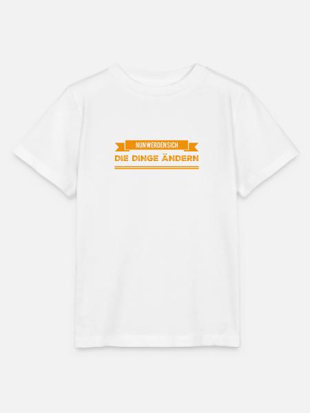 die Veränderung kommt - Stanley/Stella Kinder T-Shirt MINI CREATOR - Weiß
