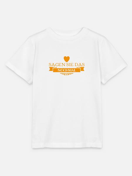 nochmal sagen - Stanley/Stella Kinder T-Shirt MINI CREATOR  - Weiß
