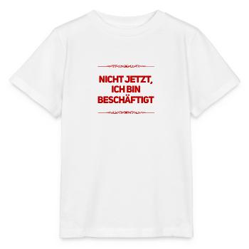 gerade ist schlecht - Stanley/Stella Kinder T-Shirt MINI CREATOR  - Weiß - Vorne - Maike (125cm)