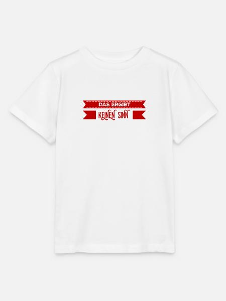 das ist sinnlos - Stanley/Stella Kinder T-Shirt MINI CREATOR - Weiß