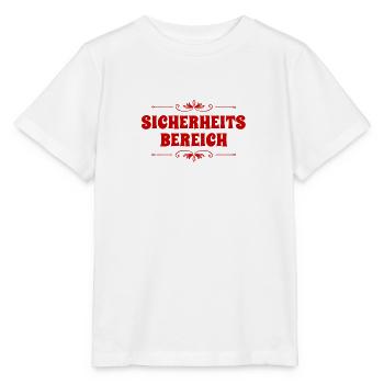 das ist ein Sicherheitsbereich - Stanley/Stella Kinder T-Shirt MINI CREATOR  - Weiß - Vorne - Maike (125cm)