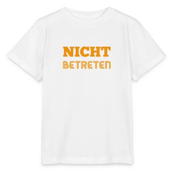komm nicht rein - Stanley/Stella Kinder T-Shirt MINI CREATOR  - Weiß - Vorne - Maike (125cm)