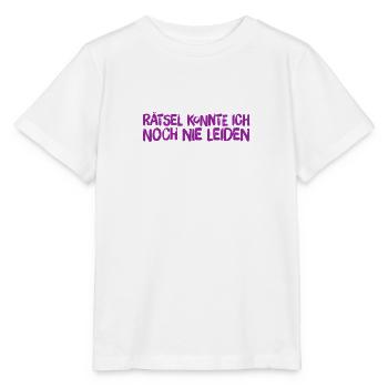 keinen Bock auf Rätsel - Stanley/Stella Kinder T-Shirt MINI CREATOR  - Weiß - Vorne - Maike (125cm)