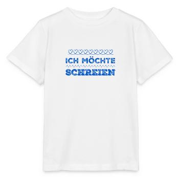 am liebsten würde ich schreien - Stanley/Stella Kinder T-Shirt MINI CREATOR  - Weiß - Vorne - Maike (125cm)
