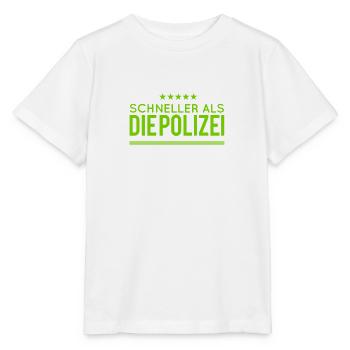 die Polizei abhängen - Stanley/Stella Kinder T-Shirt MINI CREATOR  - Weiß - Vorne - Maike (125cm)