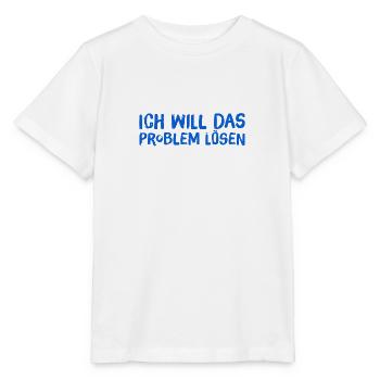 ich will das Problem lösen - Stanley/Stella Kinder T-Shirt MINI CREATOR  - Weiß - Vorne - Maike (125cm)