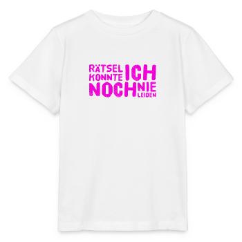 bloß keine Rätsel - Stanley/Stella Kinder T-Shirt MINI CREATOR  - Weiß - Vorne - Maike (125cm)