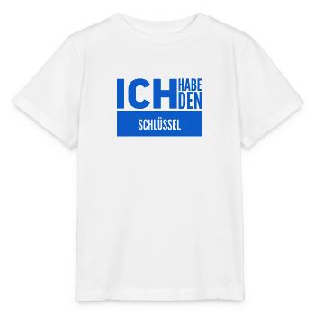 damit komme ich rein - Stanley/Stella Kinder T-Shirt MINI CREATOR  - Weiß - Vorne - Maike (125cm)