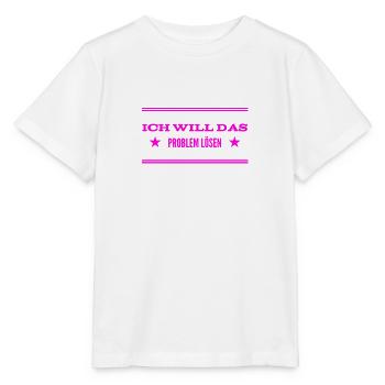 kein Problem - Stanley/Stella Kinder T-Shirt MINI CREATOR  - Weiß - Vorne - Maike (125cm)