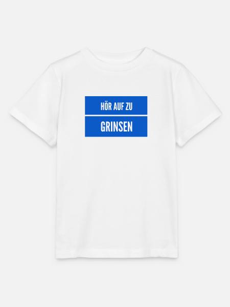 lass das grinsen - Stanley/Stella Kinder T-Shirt MINI CREATOR  - Weiß