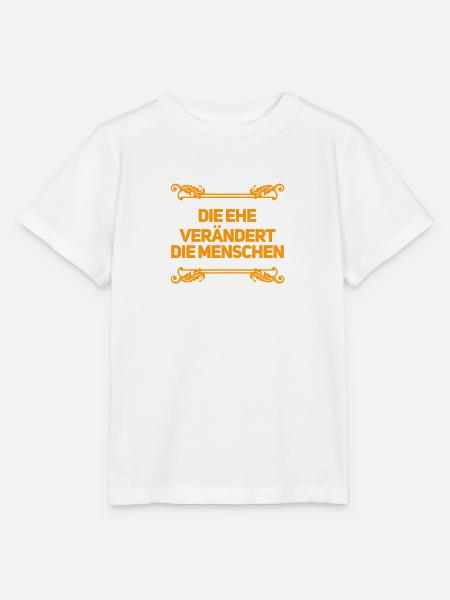die Ehe bringt Veränderung - Stanley/Stella Kinder T-Shirt MINI CREATOR - Weiß