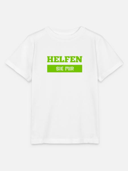 helfen sie mir - Stanley/Stella Kinder T-Shirt MINI CREATOR  - Weiß