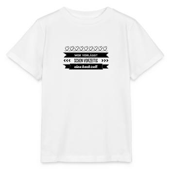 eine Hochzeit verlassen - Stanley/Stella Kinder T-Shirt MINI CREATOR  - Weiß - Vorne - Maike (125cm)