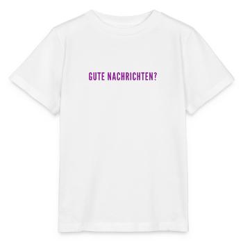 gute Nachrichten? - Stanley/Stella Kinder T-Shirt MINI CREATOR  - Weiß - Vorne - Maike (125cm)