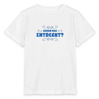 ich suche einen Entdecker - Stanley/Stella Kinder T-Shirt MINI CREATOR  - Weiß - Vorne - Maike (125cm)