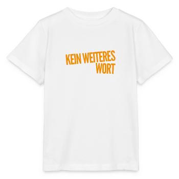 ich fordere Schweigen - Stanley/Stella Kinder T-Shirt MINI CREATOR  - Weiß - Vorne - Maike (125cm)