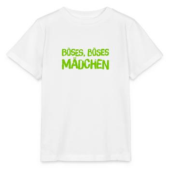 Böses, Böses Mädchen - Stanley/Stella Kinder T-Shirt MINI CREATOR  - Weiß - Vorne - Maike (125cm)