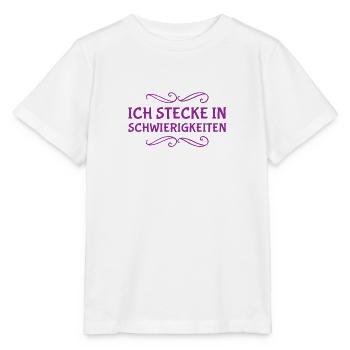 das ist hart - Stanley/Stella Kinder T-Shirt MINI CREATOR  - Weiß - Vorne - Maike (125cm)