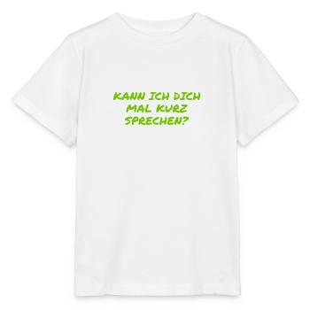 bereit zu reden - Stanley/Stella Kinder T-Shirt MINI CREATOR  - Weiß - Vorne - Maike (125cm)