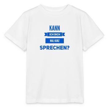 ich möchte sprechen - Stanley/Stella Kinder T-Shirt MINI CREATOR  - Weiß - Vorne - Maike (125cm)