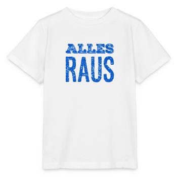 alle müssen raus - Stanley/Stella Kinder T-Shirt MINI CREATOR  - Weiß - Vorne - Maike (125cm)