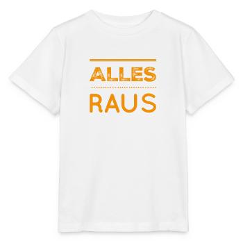 raus mit euch - Stanley/Stella Kinder T-Shirt MINI CREATOR  - Weiß - Vorne - Maike (125cm)