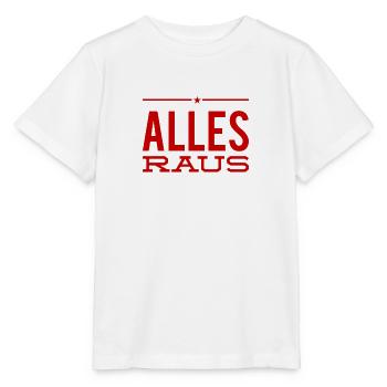 geht alle raus - Stanley/Stella Kinder T-Shirt MINI CREATOR  - Weiß - Vorne - Maike (125cm)
