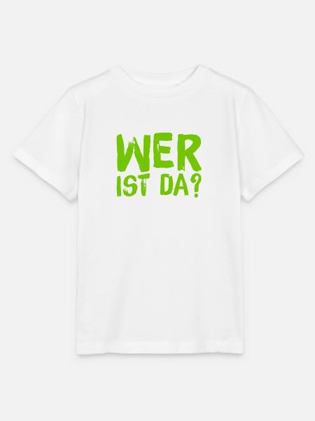 ist hier jemand? - Stanley/Stella Kinder T-Shirt MINI CREATOR - Weiß