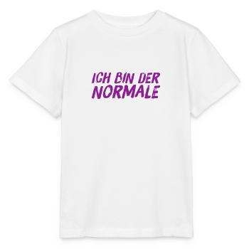 einfach normal - Stanley/Stella Kinder T-Shirt MINI CREATOR  - Weiß - Vorne - Maike (125cm)