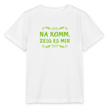 na komm, zeig es mir - Stanley/Stella Kinder T-Shirt MINI CREATOR  - Weiß - Vorne - Maike (125cm)