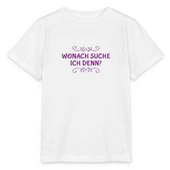 ich weiß nicht was ich suche - Stanley/Stella Kinder T-Shirt MINI CREATOR  - Weiß - Vorne - Maike (125cm)
