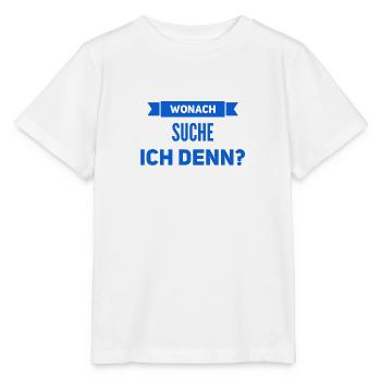 wonach suche ich denn? - Stanley/Stella Kinder T-Shirt MINI CREATOR  - Weiß - Vorne - Maike (125cm)