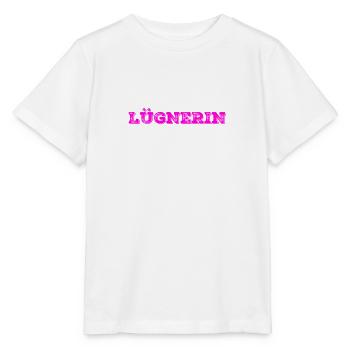 lügen geht immer - Stanley/Stella Kinder T-Shirt MINI CREATOR  - Weiß - Vorne - Maike (125cm)