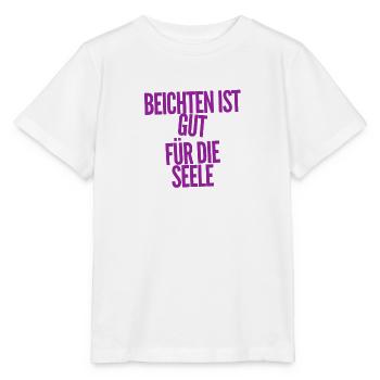 ich liebe die Beichte - Stanley/Stella Kinder T-Shirt MINI CREATOR  - Weiß - Vorne - Maike (125cm)