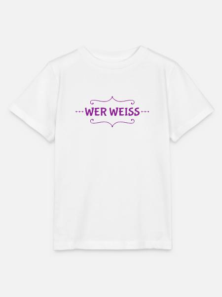 davon weiß ich nichts - Stanley/Stella Kinder T-Shirt MINI CREATOR - Weiß