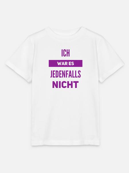 mich trifft keine Schuld - Stanley/Stella Kinder T-Shirt MINI CREATOR  - Weiß