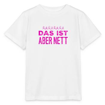 wie nett von dir - Stanley/Stella Kinder T-Shirt MINI CREATOR  - Weiß - Vorne - Maike (125cm)