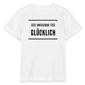 ich bin voll glücklich - Stanley/Stella Kinder T-Shirt MINI CREATOR  - Weiß - Vorne - Maike (125cm)