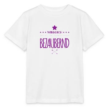 ich bin richtig bezaubernd - Stanley/Stella Kinder T-Shirt MINI CREATOR  - Weiß - Vorne - Maike (125cm)