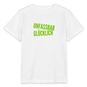 ich bin im Glück - Stanley/Stella Kinder T-Shirt MINI CREATOR  - Weiß - Vorne - Maike (125cm)